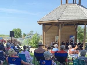 Music in the Gardens in Niverville.