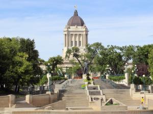 The Manitoba Legislature.