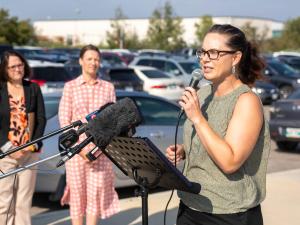 Mel Marginet, member of the sustainable transportation team at the Green Action Centre.