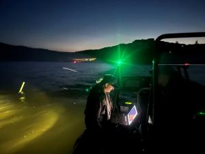 Corporal Kathryn Ternier of the RCMP Underwater Recovery Team (URT).