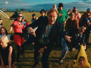 Trevor Lux performs in his latest music video, shot and produced locally.