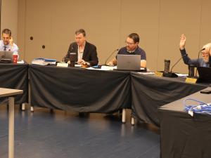 Niverville's council takes a vote on November 5, 2024.