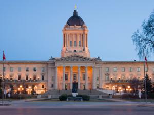 The Manitoba Legislature.