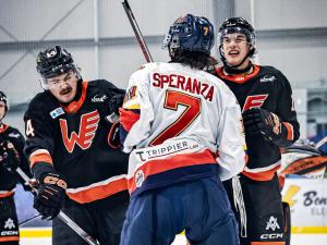 The Niverville Nighthawks fell behind early and couldn’t get back in the game on Friday night versus the Winkler Flyers.