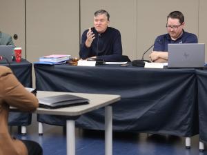 Stefan Hodelmann address council on February 4.