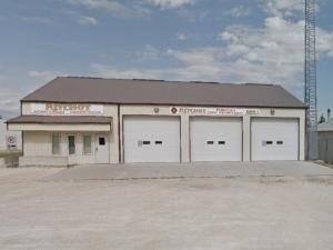 The fire hall in St. Adolphe.