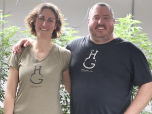 Juistine and Mark Douglas of Highland Greenhouses.