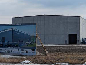 The new Jette Studios building in Niverville will be open to the public briefly on March 28.
