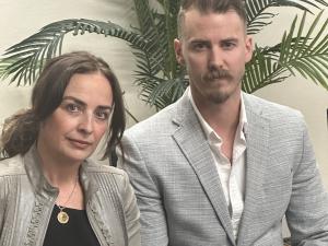 Colleen Dyck and Daniel Fewster.