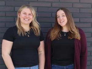 Danielle Peters and Emma Dequier.