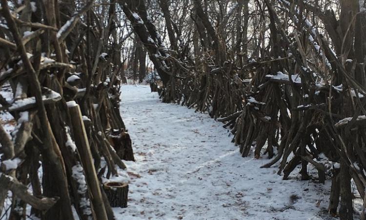 The "Friendship Trail," north of the Pierre Delorme Bridge in St. Adolphe