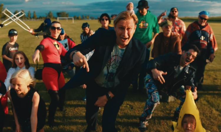 Trevor Lux performs in his latest music video, shot and produced locally.