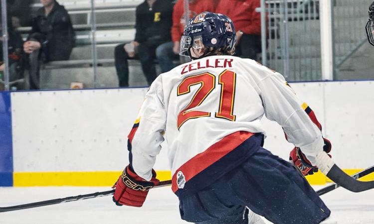 Dawson Zeller of the Niverville Nighthawks.