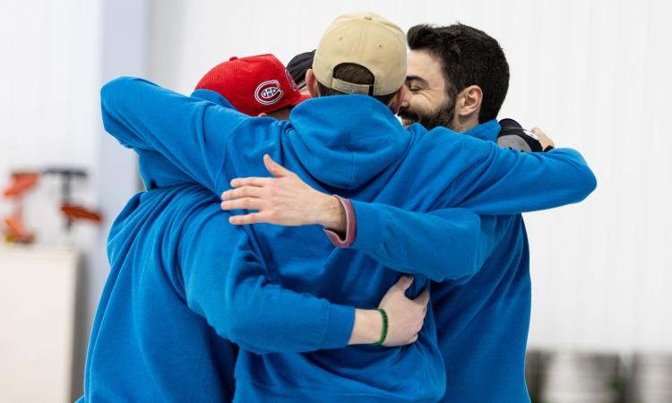 Ty Dilello of Niverville skips his team to victory at the Newfoundland and Labrador provincials.