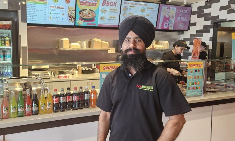Kuldeep Randhawa is the owner of Niverville's new barBURRITO.