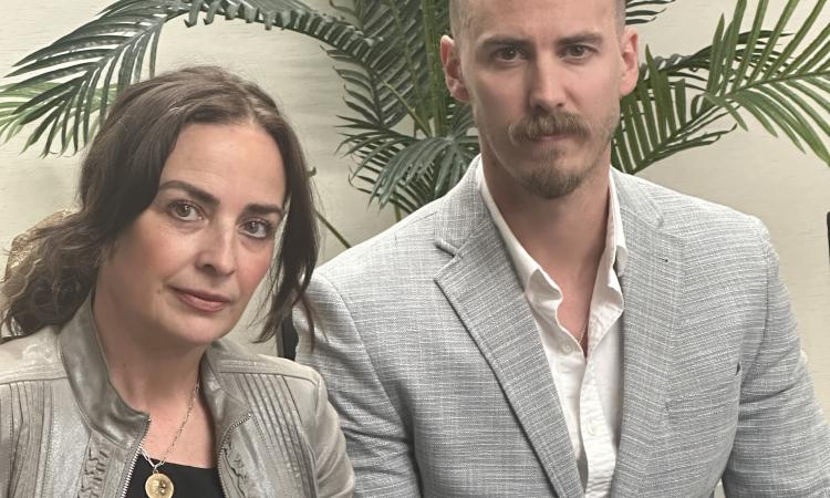 Colleen Dyck and Daniel Fewster.