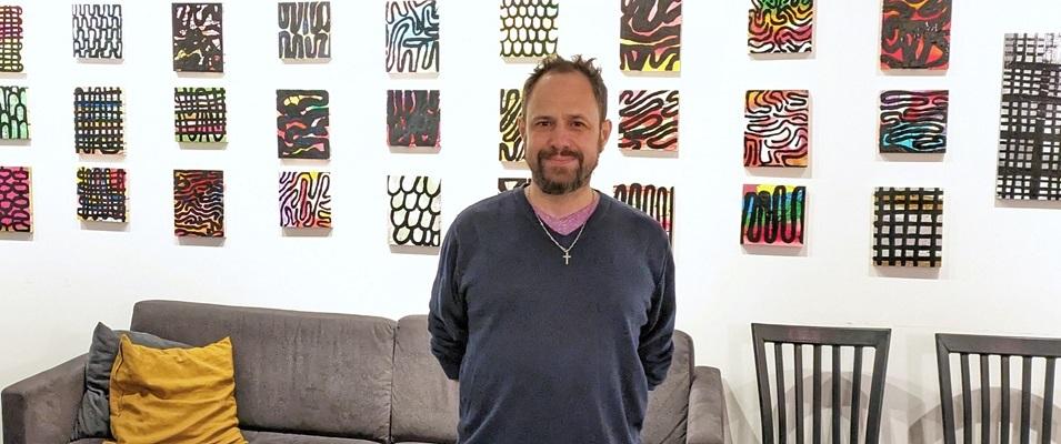 Local artist Daniel Dueck has a new collection of art on display at The Public Brewhouse in Steinbach.
