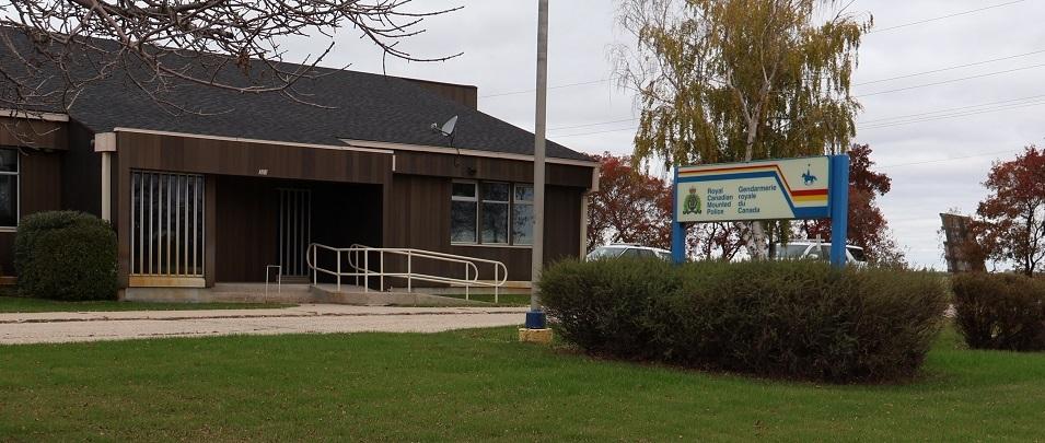 The RCMP detachment in St. Pierre-Jolys.