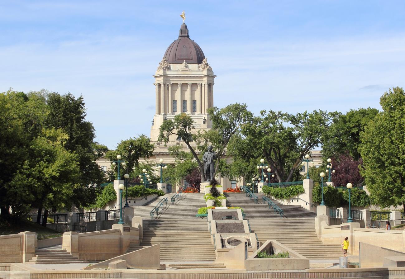 The Manitoba Legislature.