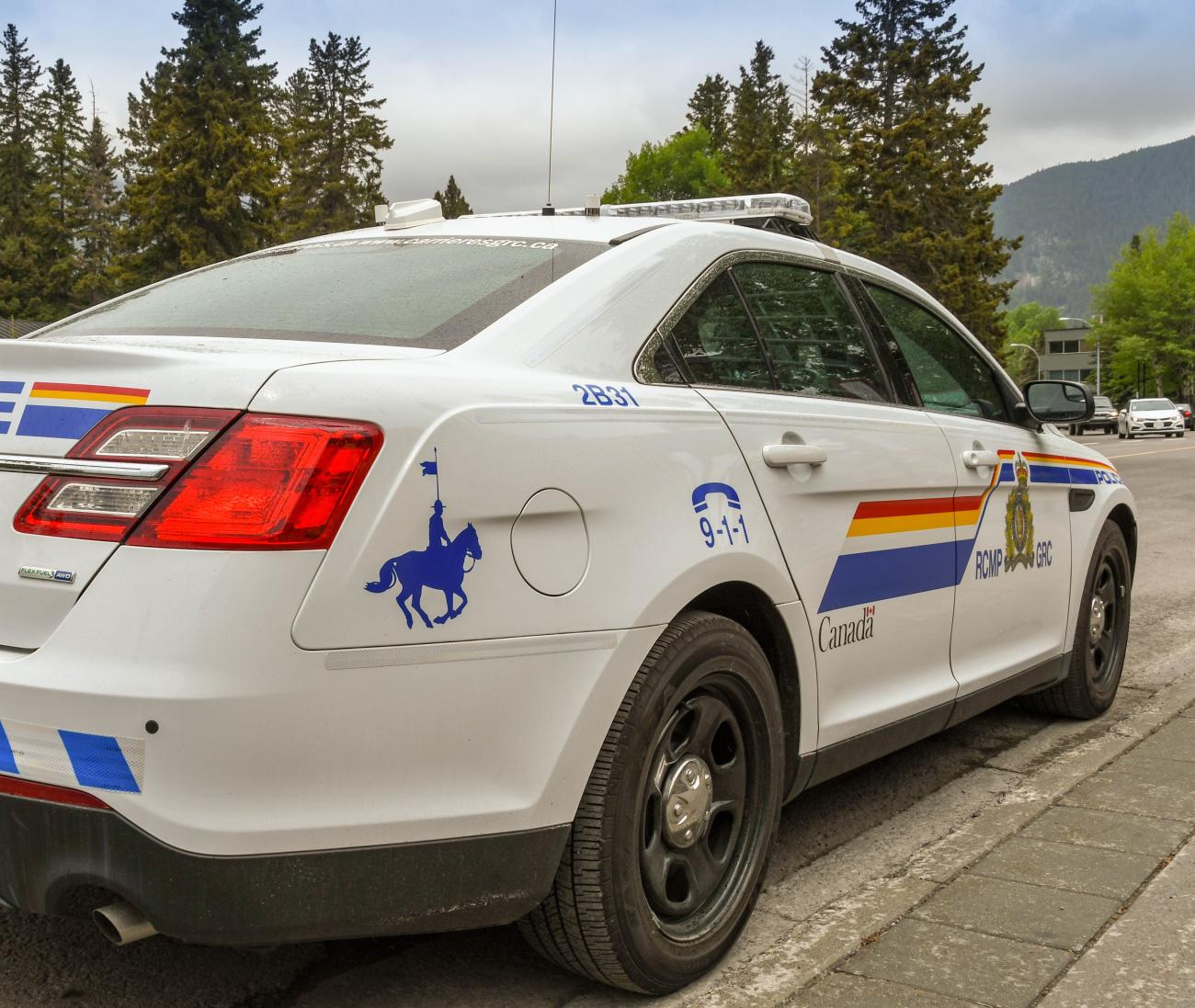 An RCMP cruiser.