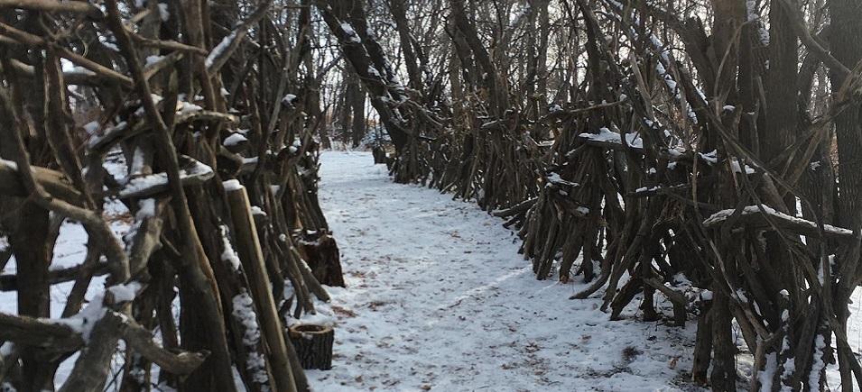 The "Friendship Trail," north of the Pierre Delorme Bridge in St. Adolphe