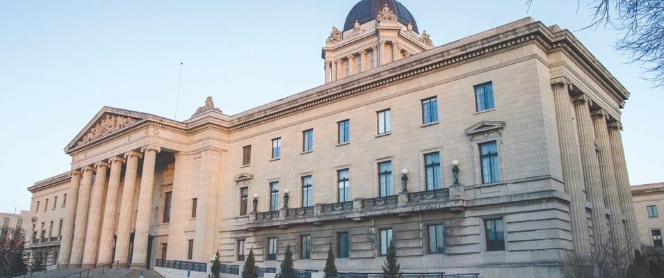 The Manitoba Legislature.