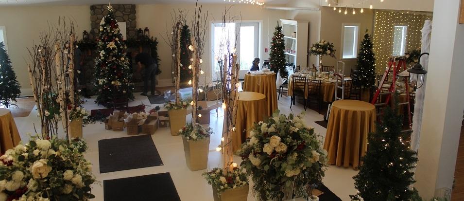 Exclusive peek inside the Whitetail Meadow set, its halls decked for Christmas.