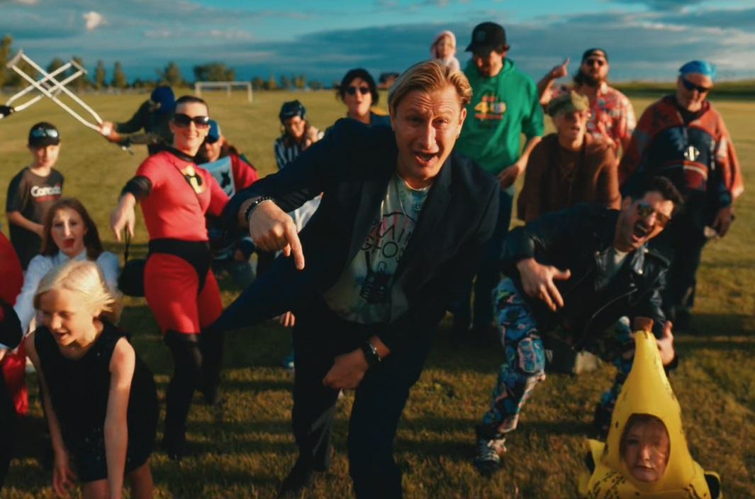 Trevor Lux performs in his latest music video, shot and produced locally.