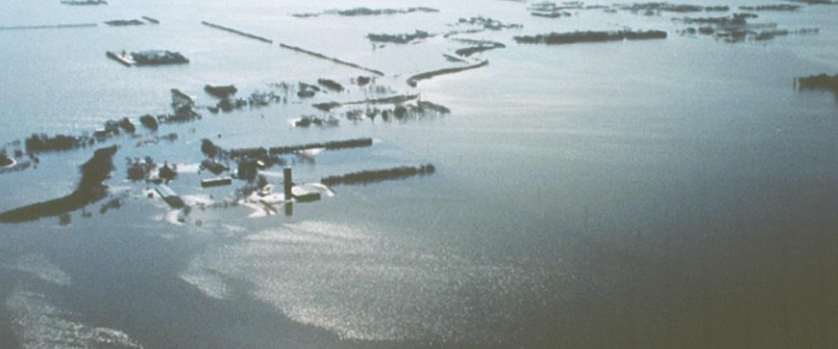 Floodwaters in the Red River Valley.