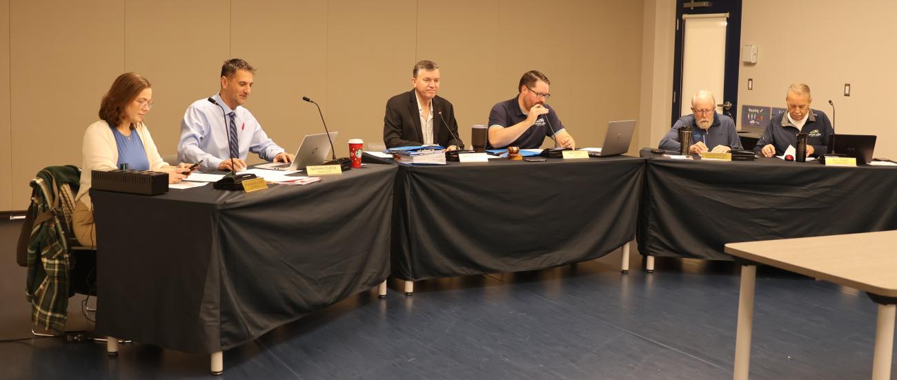 Niverville's council meets in November 2024.