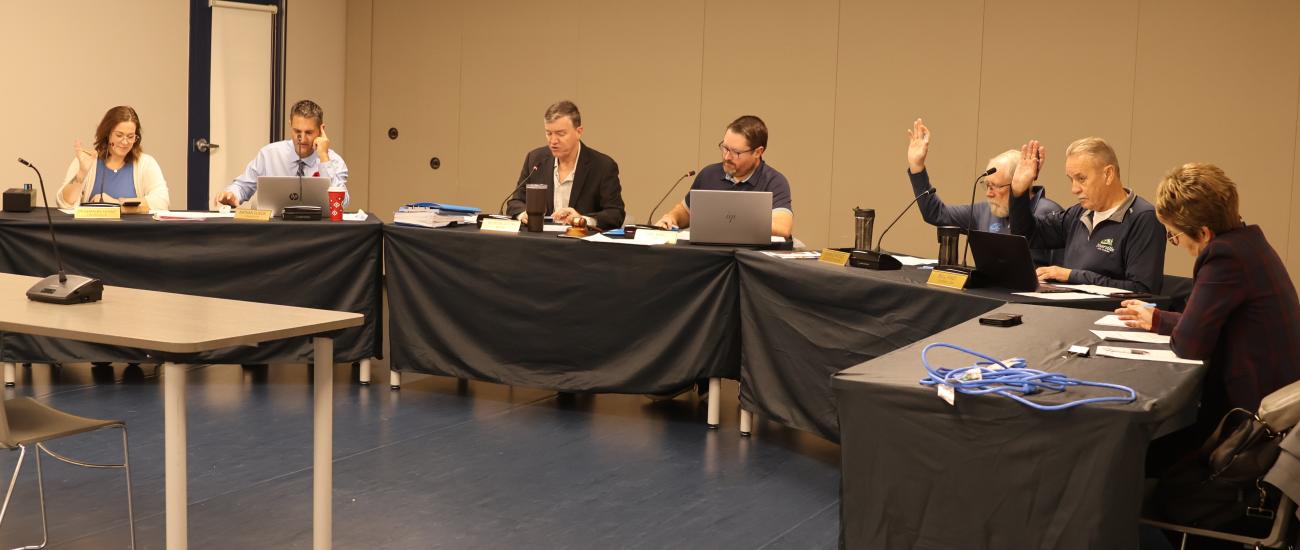 Niverville's council takes a vote on November 5, 2024.