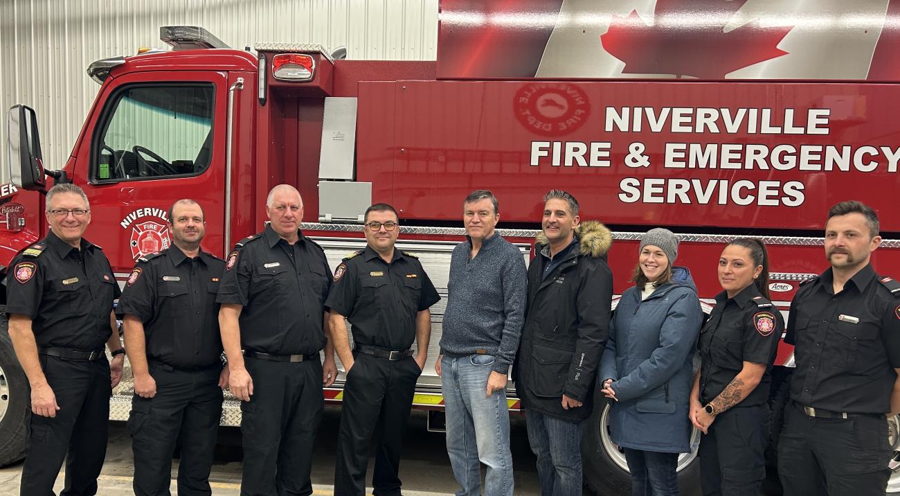 Niverville has received a new water tanker truck.