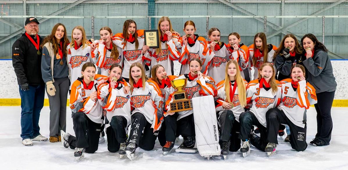 The U14 Eastman Heat recently won a gold medal in Calgary.