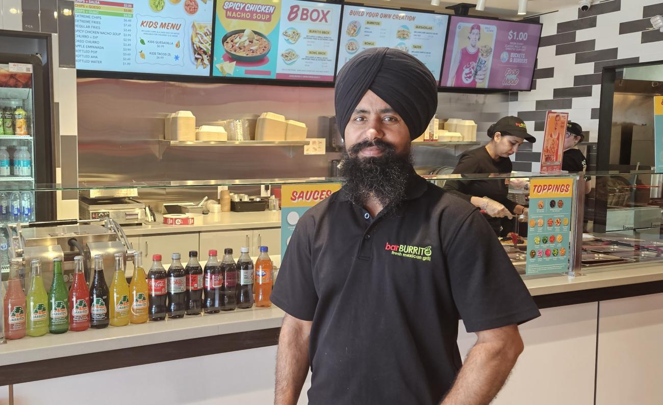 Kuldeep Randhawa is the owner of Niverville's new barBURRITO.