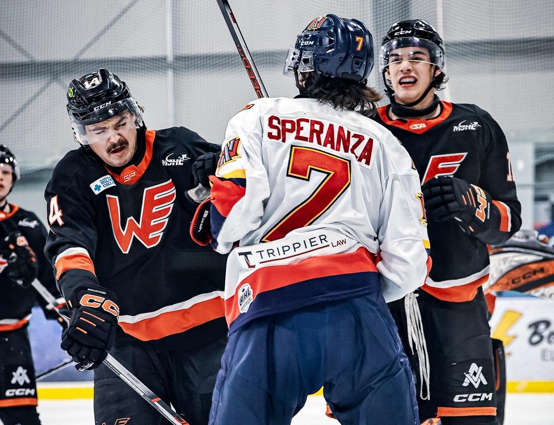 The Niverville Nighthawks put together one of their biggest wins in franchise history, defeating the Winkler Flyers by a 6–1 scoreline at home at a packed home crowd at the CRRC on Sunday night. The best-of-seven series is now tied at one game apiece.