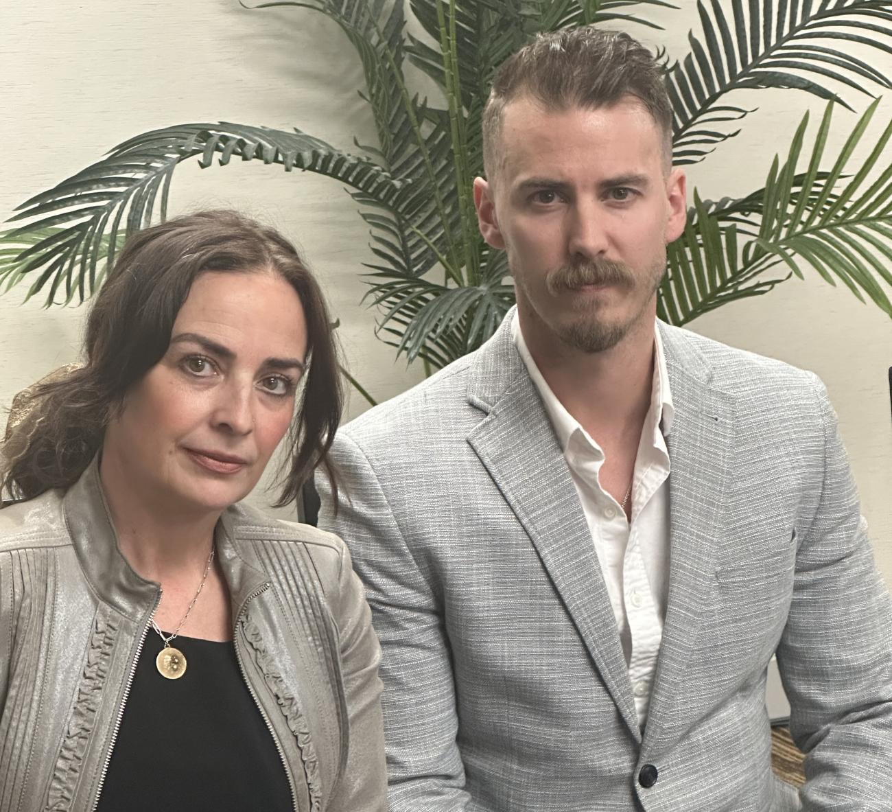 Colleen Dyck and Daniel Fewster.