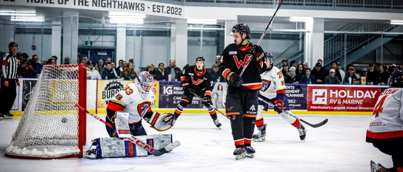 The Niverville Nighthawks season has ended after a 3–2 loss in game six to the Winkler Flyers at home on Monday night.