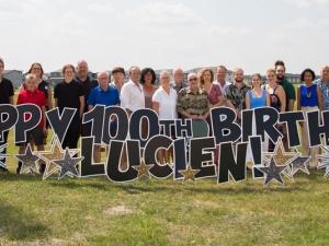 Lucien Sylvestre of St. Adolphe is celebrating his 100th birthday.
