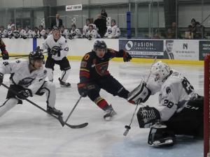 The Niverville Nighthawks gave it a more spirited effort than many games of late on Saturday night at the CRRC, but they ultimately lost 4–3 in a shootout to the OCN Blizzard.