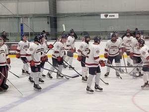 The Niverville Nighthawks have won their third straight game with a 4–0 thrashing of the OCN Blizzard on Tuesday evening at the Seven Oaks Sportsplex in Winnipeg. They remain in third place in the MJHL’s East Division with a record of 9–3–1.
