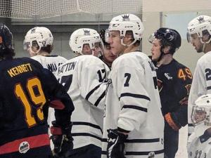  Ty Dilello The Niverville Nighthawks are clinging to the final playoff spot in the MJHL by a thread after a 4–1 loss to the Dauphin Kings on Saturday night.