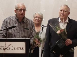 Niverville Foundation board members George Sawatzky, Annette Fast, and Aaron Redekop.