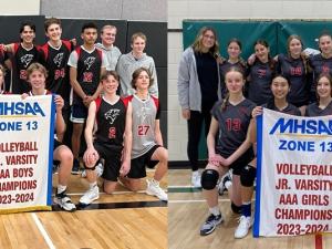 The Niverville Panthers had a highly successful volleyball season this past fall. Both the girls and boys junior varsity teams secured their zone championships, earning for them the right to compete at the provincial level.