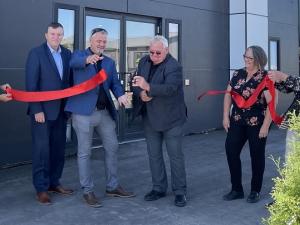The ribbon-cutting for the new Keller Williams real estate office in Niverville.