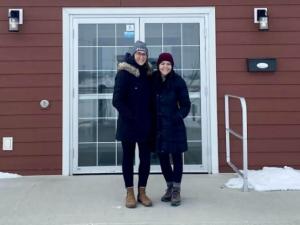 Dawna Anderson and Shereen Rashwan at Whitetail Meadow.