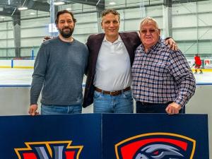 Nighthawks board members Jeremy Braun, Ray Dowse, and Clarence Braun.