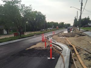 Some IDC residents are concerned about bump-outs being constructed along Main Street.
