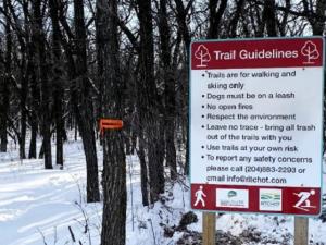 The Baudry Trails are open in Ste. Agathe.
