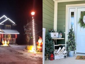 Best Decked Niverville Homes of 2020: 47 Wyndham Court and 63 Claremont Drive.