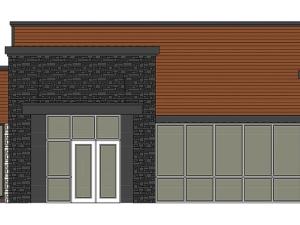 The new commercial strip mall to be built at 41 Main Street in Niverville.